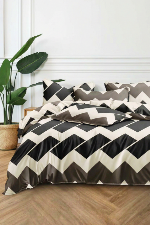 Komplet posteljine FIONELSY 160x200 cm pamuk - 3 dela, Boja: višebojna, IVET.RS - Nova Kolekcija