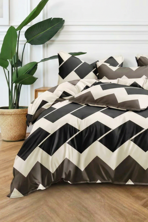 Komplet posteljine FIONELSY 160x200 cm pamuk - 3 dela, Boja: višebojna, IVET.RS - Nova Kolekcija