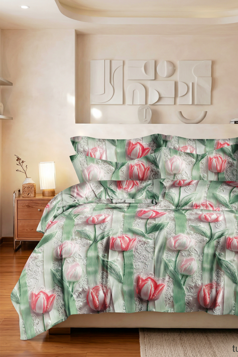 Komplet posteljine GRONELJY 160x200 cm pamuk - 3 dela, Boja: višebojna, IVET.RS - Nova Kolekcija