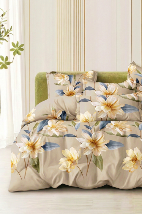 Komplet posteljine MIOGENY 160x200 cm pamuk - 3 dela, Boja: višebojna, IVET.RS - Nova Kolekcija