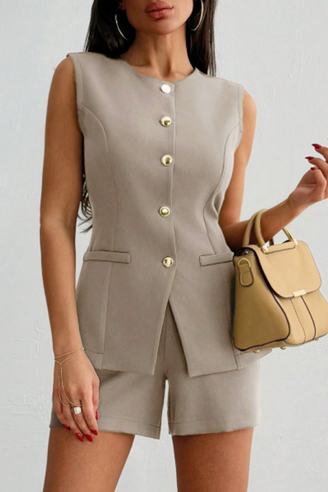 Komplet MOCHELZA, Boja: moka, IVET.RS - Nova Kolekcija