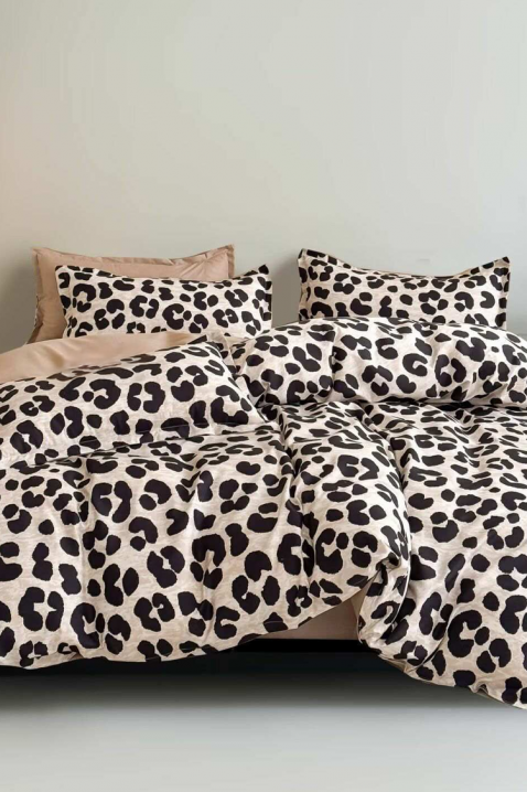 Komplet posteljine LIOGERFY 160x200 cm pamuk - 3 dela, Boja: bež, IVET.RS - Nova Kolekcija