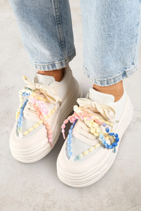 Ženske patike MOLENZA ECRU, Boja: ecru, IVET.RS - Nova Kolekcija