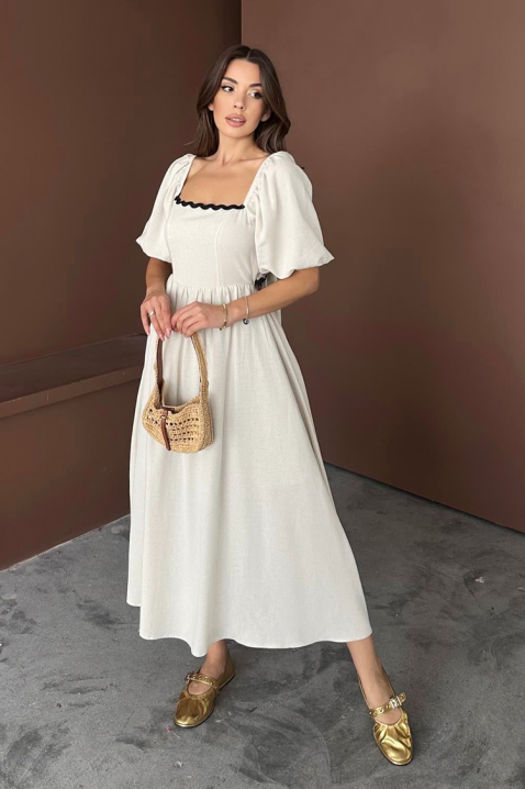 Haljina PRINCELZA, Boja: ecru, IVET.RS - Nova Kolekcija