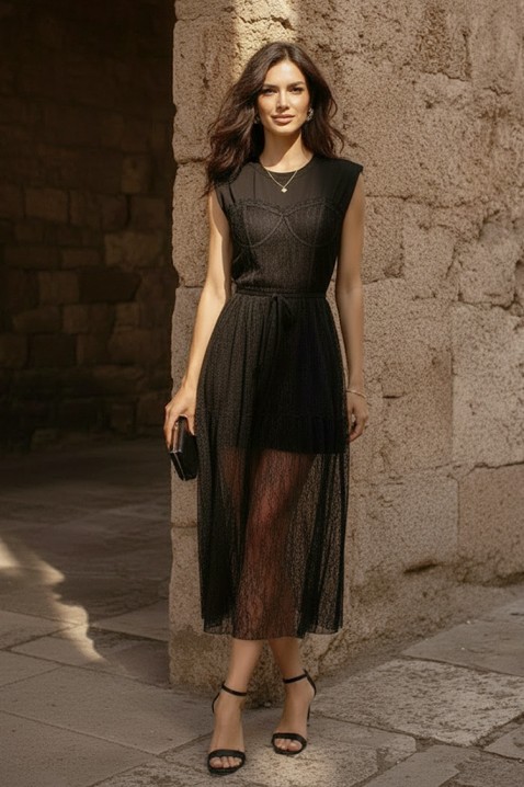 Haljina BRALINZA BLACK, Boja: crna, IVET.RS - Nova Kolekcija