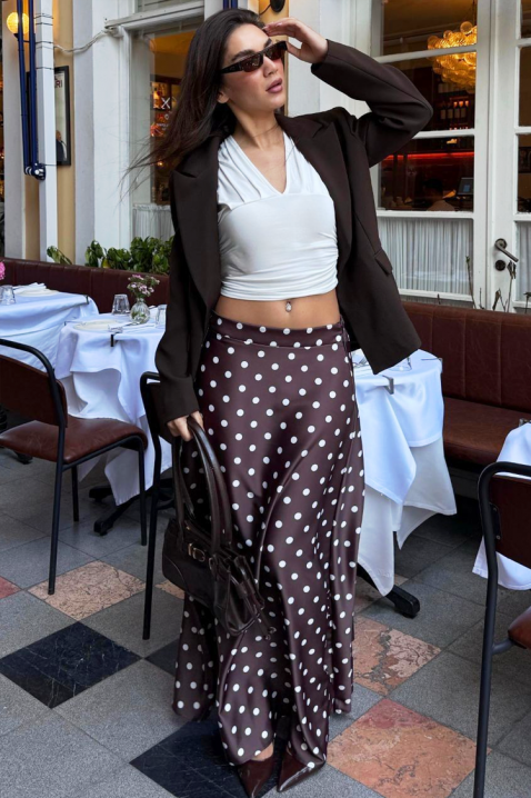 Suknja MOLARZA BROWN, Boja: braon, IVET.RS - Nova Kolekcija