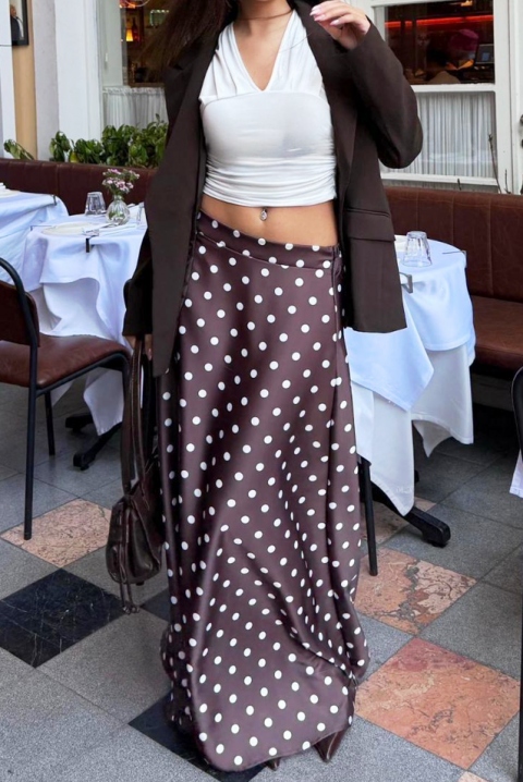 Suknja MOLARZA BROWN, Boja: braon, IVET.RS - Nova Kolekcija