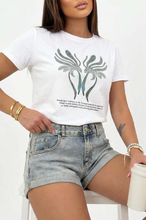 Praktičan teksas šorts sa čistim dizajnom ROSARIA, Boja: teksas, IVET.RS - Nova Kolekcija