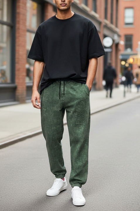 Muške pantalone RENZOLO GREEN, Boja: zelena, IVET.RS - Nova Kolekcija