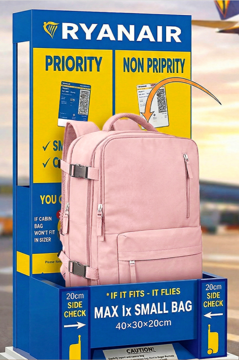Ranac za putovanje Ryanair ROLNEZA PUDRA, Boja: rose, IVET.RS - Nova Kolekcija