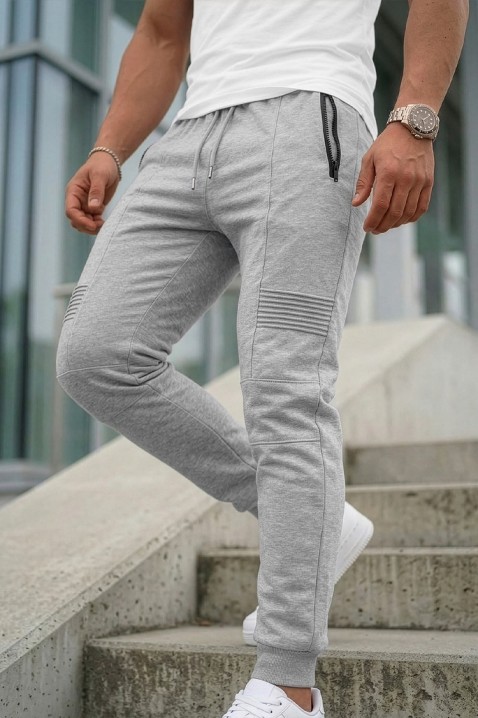 Muške sportske pantalone sa udobnim krojem ICARDI GREY, Boja: siva, IVET.RS - Nova Kolekcija