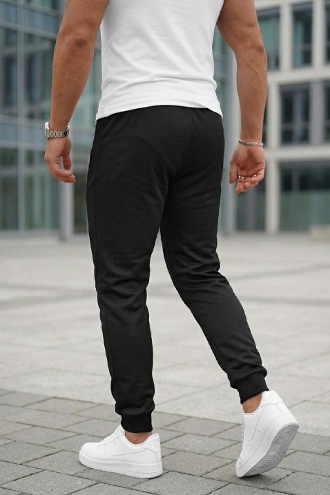 Muške sportske pantalone sa udobnim krojem ICARDI BLACK, Boja: crna, IVET.RS - Nova Kolekcija