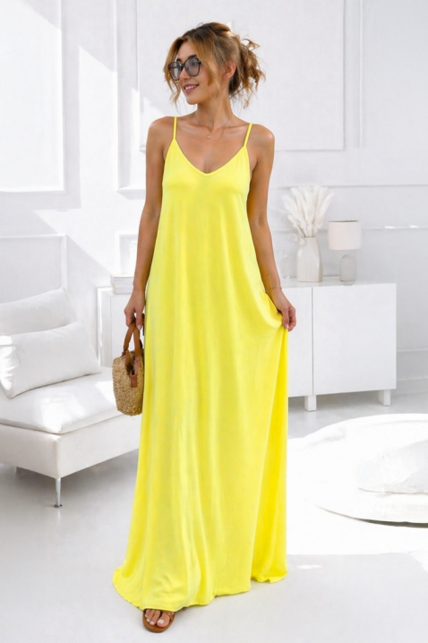 Lepršava letnja haljina sa elegantnom siluetom koja slobodno pada MAURIKA YELLOW, Boja: žuta, IVET.RS - Nova Kolekcija