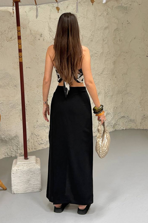 Udobne široke ženske pantalone FRIVENDA BLACK, Boja: crna, IVET.RS - Nova Kolekcija