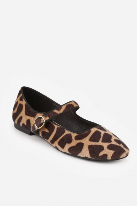 Elegantne ženske cipele sa leopard printom i kaiševima RATINERA, Boja: leopard, IVET.RS - Nova Kolekcija