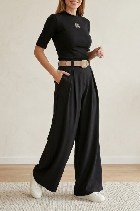 Pantalone ILOPERNA BLACK, Boja: crna, IVET.RS - Nova Kolekcija