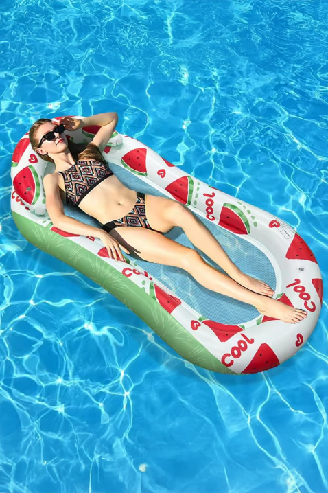 Dušek na naduvavanje za plažu sa mrežom u sredini WATERCOOLIVET.RS - Nova Kolekcija