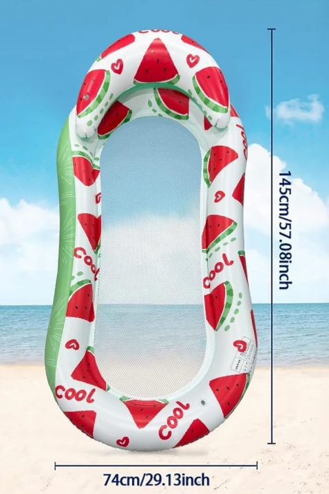 Dušek na naduvavanje za plažu sa mrežom u sredini WATERCOOLIVET.RS - Nova Kolekcija