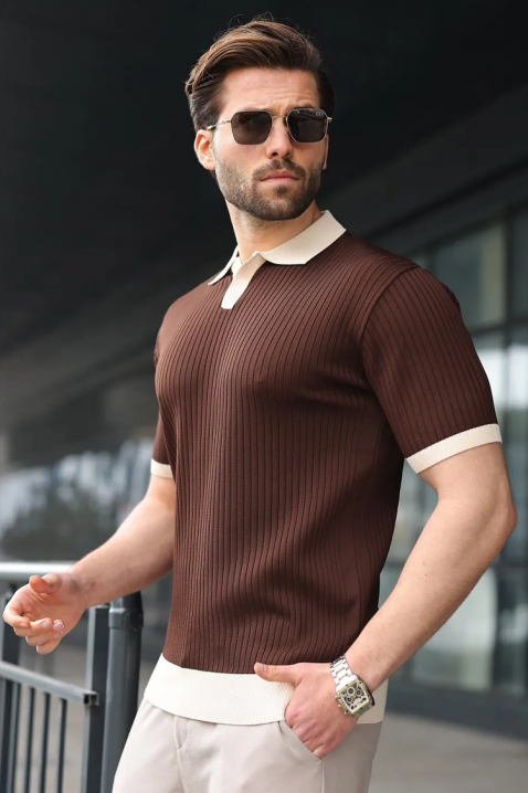 Muška majica RONELMO BROWN, Boja: braon, IVET.RS - Nova Kolekcija
