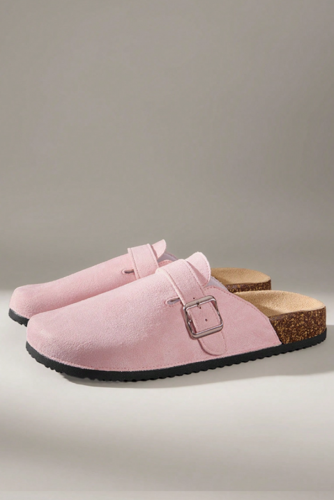 Ženske klompe sa kopčom CAMILSA PINK, Boja: roze, IVET.RS - Nova Kolekcija