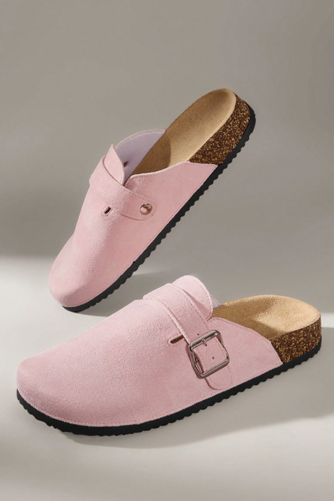 Ženske klompe sa kopčom CAMILSA PINK, Boja: roze, IVET.RS - Nova Kolekcija