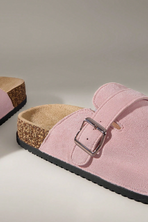Ženske klompe sa kopčom CAMILSA PINK, Boja: roze, IVET.RS - Nova Kolekcija