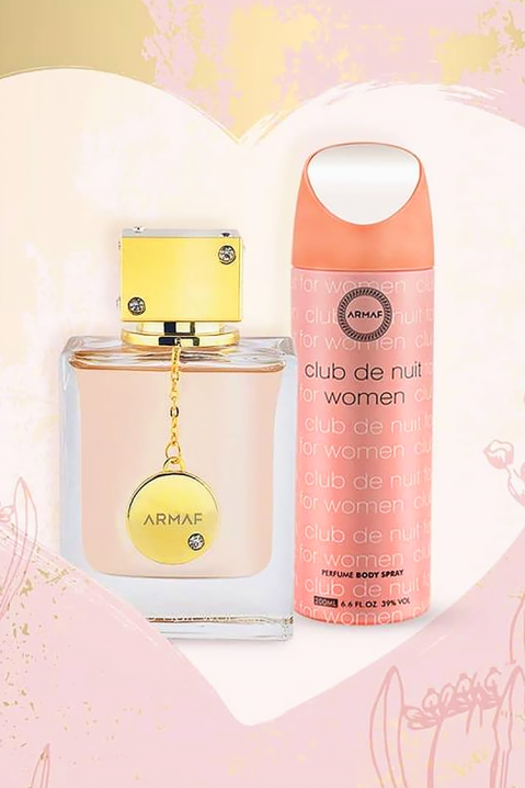Ženski arapski komplet Armaf Club de Nuit Woman Edp 105 ml + Body Spray 200 mlIVET.RS - Nova Kolekcija