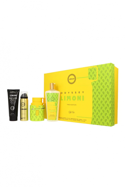 Unisex arapski komplet Armaf Odyssey Limoni Fresh Edition Edp 100 ml + Perfume Body Spray 50 ml + Shower Gel 100 ml + Shampoo 250 mlIVET.RS - Nova Kolekcija