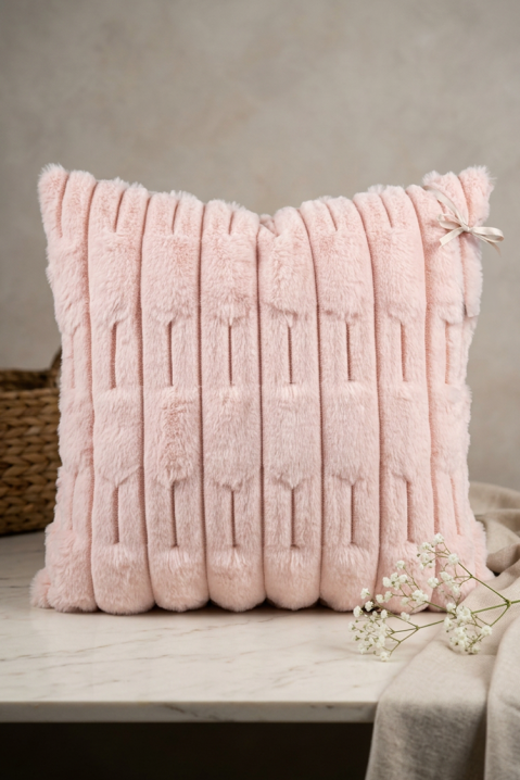 Dekorativna jastučnica sa reljefnim efektom MARLENZA PINK 40х40 cm, Boja: roze, IVET.RS - Nova Kolekcija