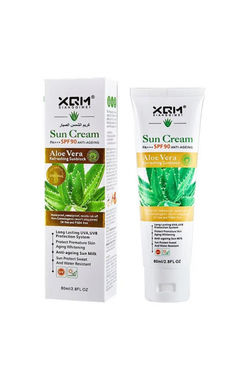 Osvežavajuća krema za sunčanje sa aloe verom XQM Sun Protect SPF 90 - 80 mlIVET.RS - Nova Kolekcija