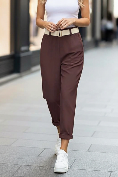Pantalone LOVRENZA MOCHA, Boja: moka, IVET.RS - Nova Kolekcija