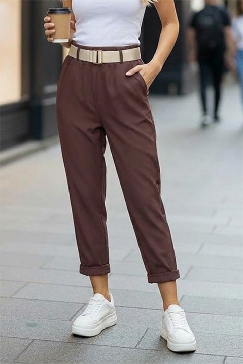 Pantalone LOVRENZA MOCHA, Boja: moka, IVET.RS - Nova Kolekcija