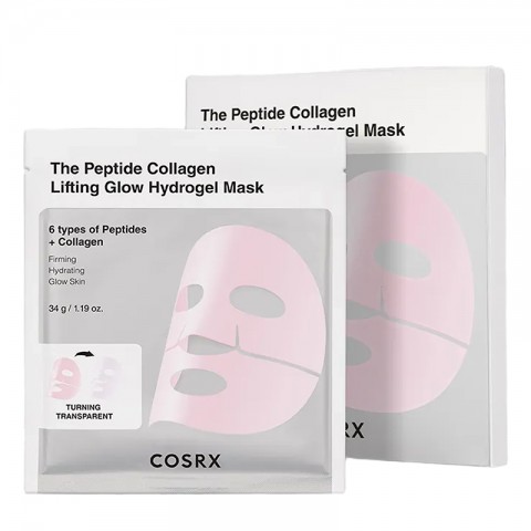 COSRX Peptide Collagen Glow Hydrogel Mask 34g * 3 pcsIVET.RS - Nova Kolekcija