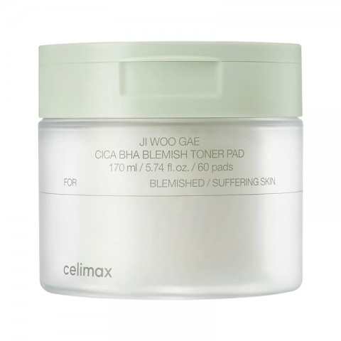 CELIMAX Ji Woo Gae Cica BHA Blemish Toner Pad 170 mlIVET.RS - Nova Kolekcija