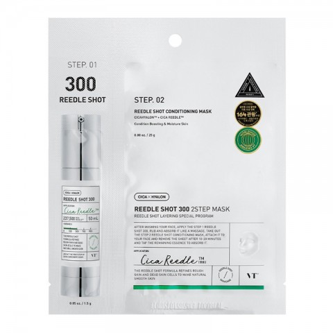VT COSMETICS Reedle Shot 300 2-Step Mask 1 pcsIVET.RS - Nova Kolekcija