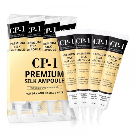 Esthetic House CP-1 SET Hair Serum SILK PROTEINS CP-1 Premium Silk Ampoule 20 ml*4 pcsIVET.RS - Nova Kolekcija