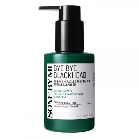 SomeByMi Bye Bye Blackhead 30 Days Miracle Green TeaTox Bubble Cleanser 120 gIVET.RS - Nova Kolekcija