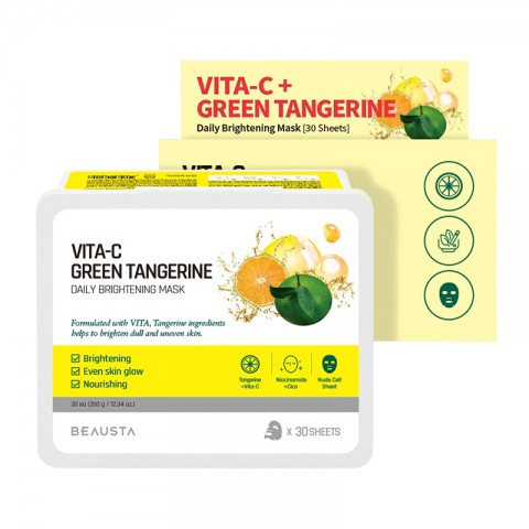 BEAUSTA Cicarecipe Green Tangerine Daily Vita Mask set od 30 komadaIVET.RS - Nova Kolekcija