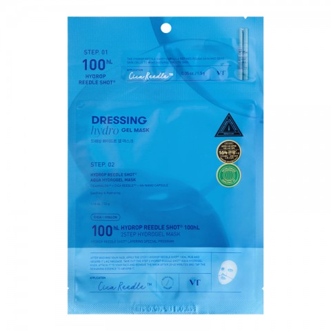 VT COSMETICS HYDROP REEDLE SHOT 100hL 2STEP HYDROGEL MASK 1 pcsIVET.RS - Nova Kolekcija