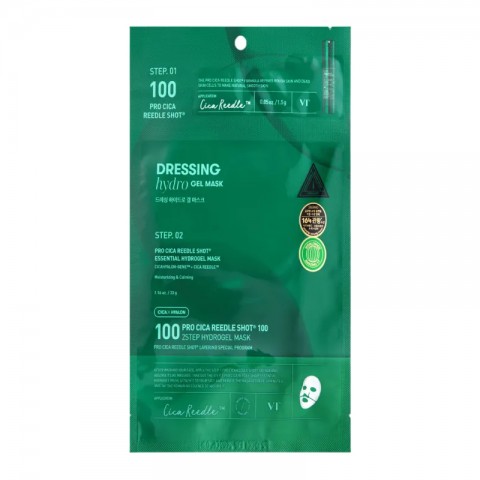 VT COSMETICS PRO CICA REEDLE SHOT 100 2STEP HYDROGEL MASK 1 pcsIVET.RS - Nova Kolekcija