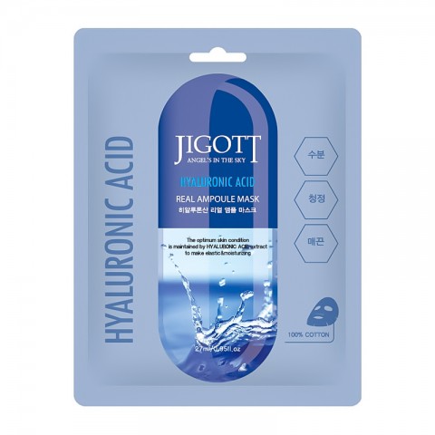 Jigott Hyaluronic Acid Real Ampoule Mask 27 mlIVET.RS - Nova Kolekcija