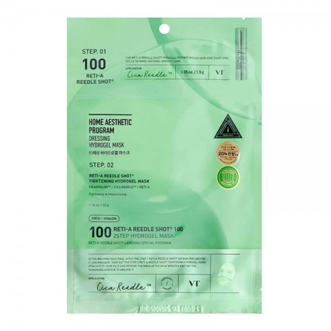 VT COSMETICS RETI-A REEDLE SHOT 100 2STEP HYDROGEL MASK 1,5 g + 33 gIVET.RS - Nova Kolekcija