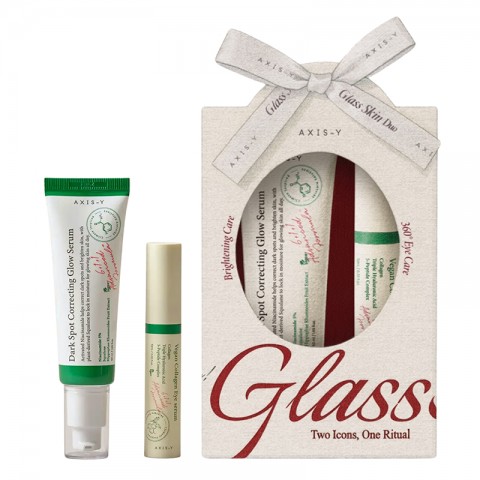 [AXIS-Y] Glass Skin Duo Set 50 ml face serum + 10 ml eye serumIVET.RS - Nova Kolekcija