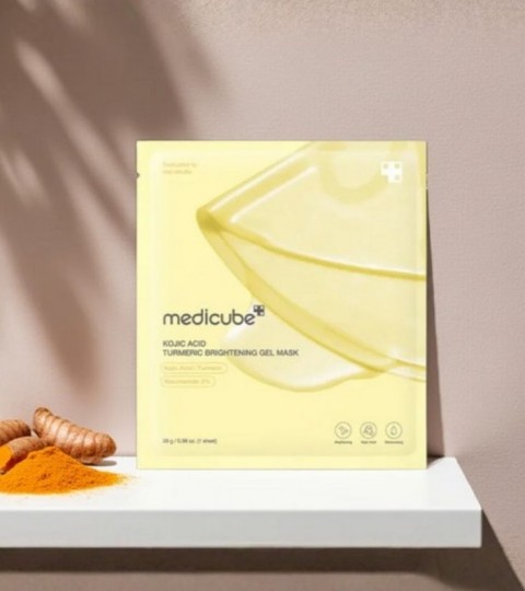 MEDICUBE Kojic Acid Turmeric Brightening y Gel Mask 1 pcsIVET.RS - Nova Kolekcija