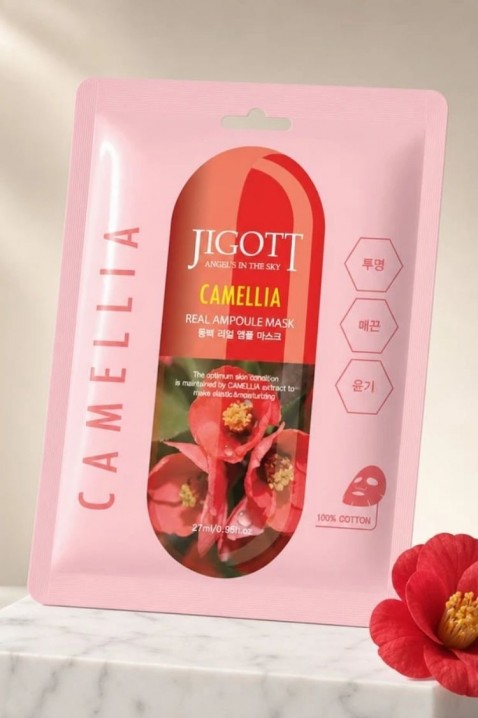 Jigott Camellia Real Ampoule Mask 27 mlIVET.RS - Nova Kolekcija
