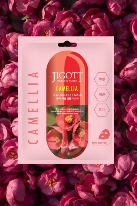 Jigott Camellia Real Ampoule Mask 27 mlIVET.RS - Nova Kolekcija