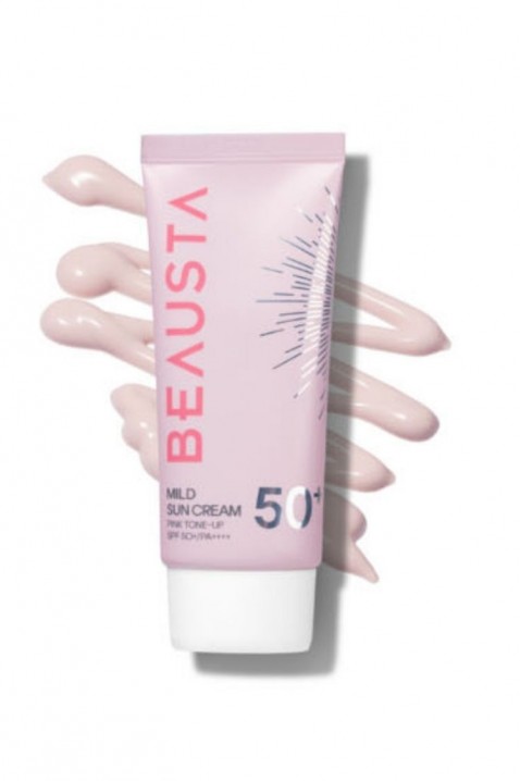 BEAUSTA Mild Sun Cream Pink Tone-Up SPF50+ 50 mlIVET.RS - Nova Kolekcija