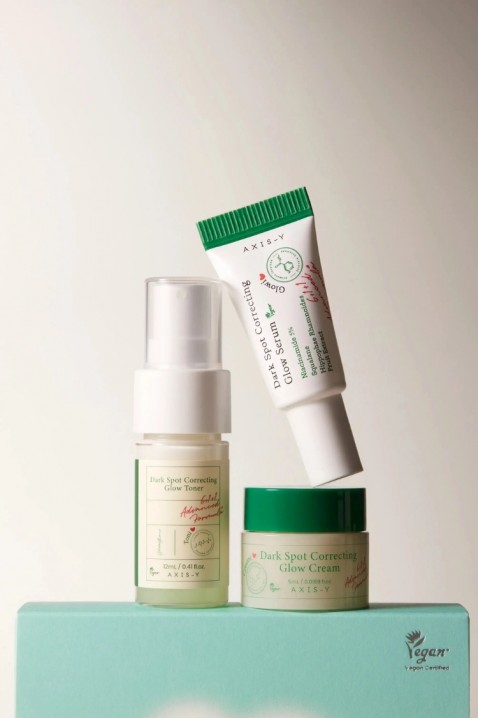 AXIS-Y The Mini Glow Trio Toner 12 ml + Serum 5 ml + Cream 5 mlIVET.RS - Nova Kolekcija