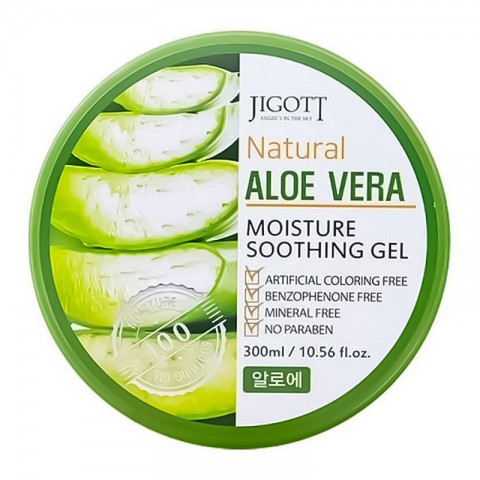 Jigott Natural Aloe Vera Moisture Soothing Gel 300 mlIVET.RS - Nova Kolekcija
