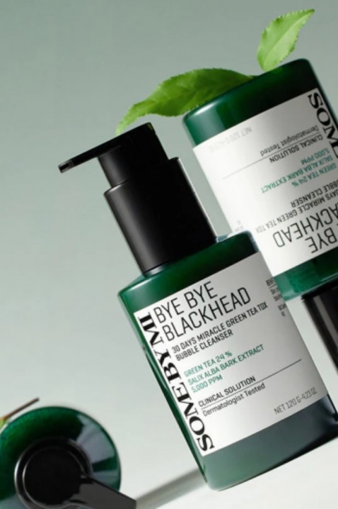 SomeByMi Bye Bye Blackhead 30 Days Miracle Green TeaTox Bubble Cleanser 120 gIVET.RS - Nova Kolekcija